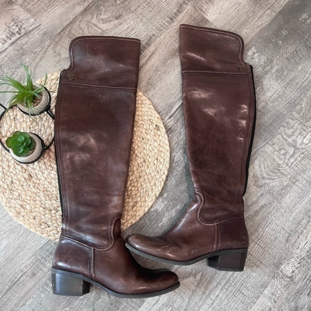 Vince Camuto Brown Baldwin Boot Size 8.5